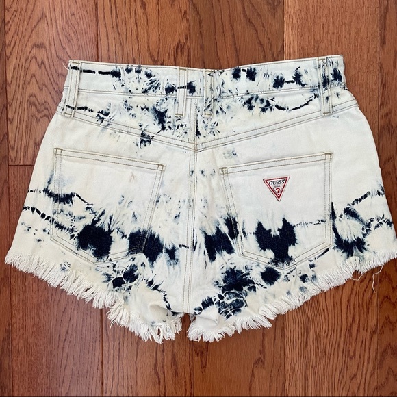 Guess | Tie-Dye Denim Shorts - Picture 4 of 13